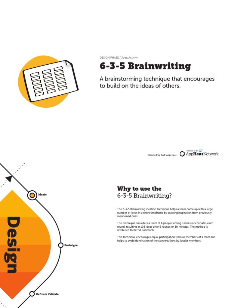 635 Brainwriting | PDF | Brainstorming | Human Communication