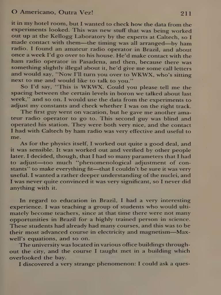 Feynman On Education in Brazil PDF Symposium (Plato) Socrates