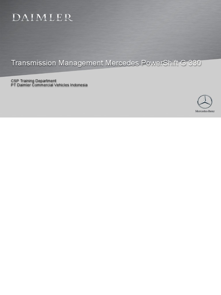 TM Management G330 | PDF