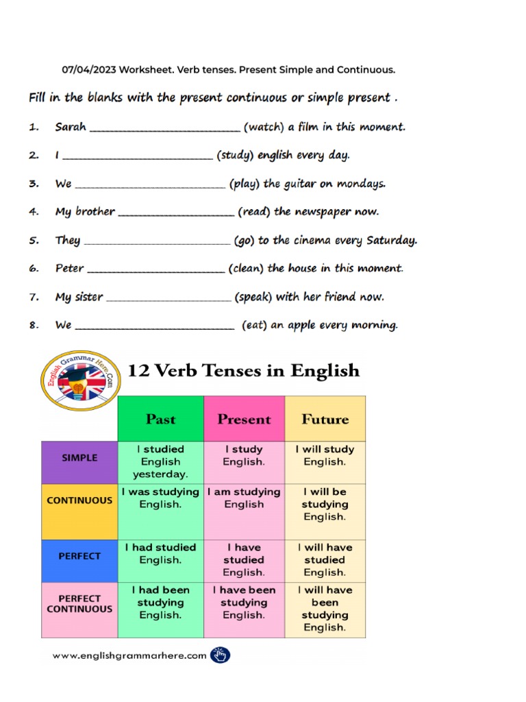 07 - 04 - 2023 Worksheet | PDF