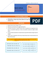 Lembar Latihan - Masalah Yang Berkaitan Jumlah Dan Selisih Sinus