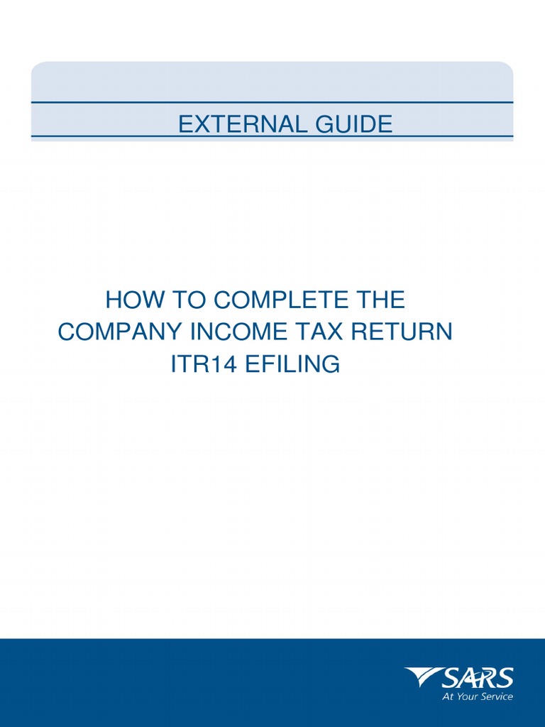 ITELEC03G01 How To Complete The Company Tax Return ITR14