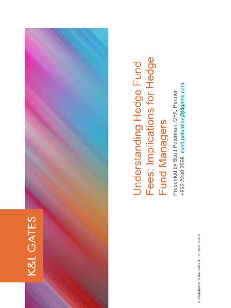 Hedge Fund Guide (K&L Gates) PDF