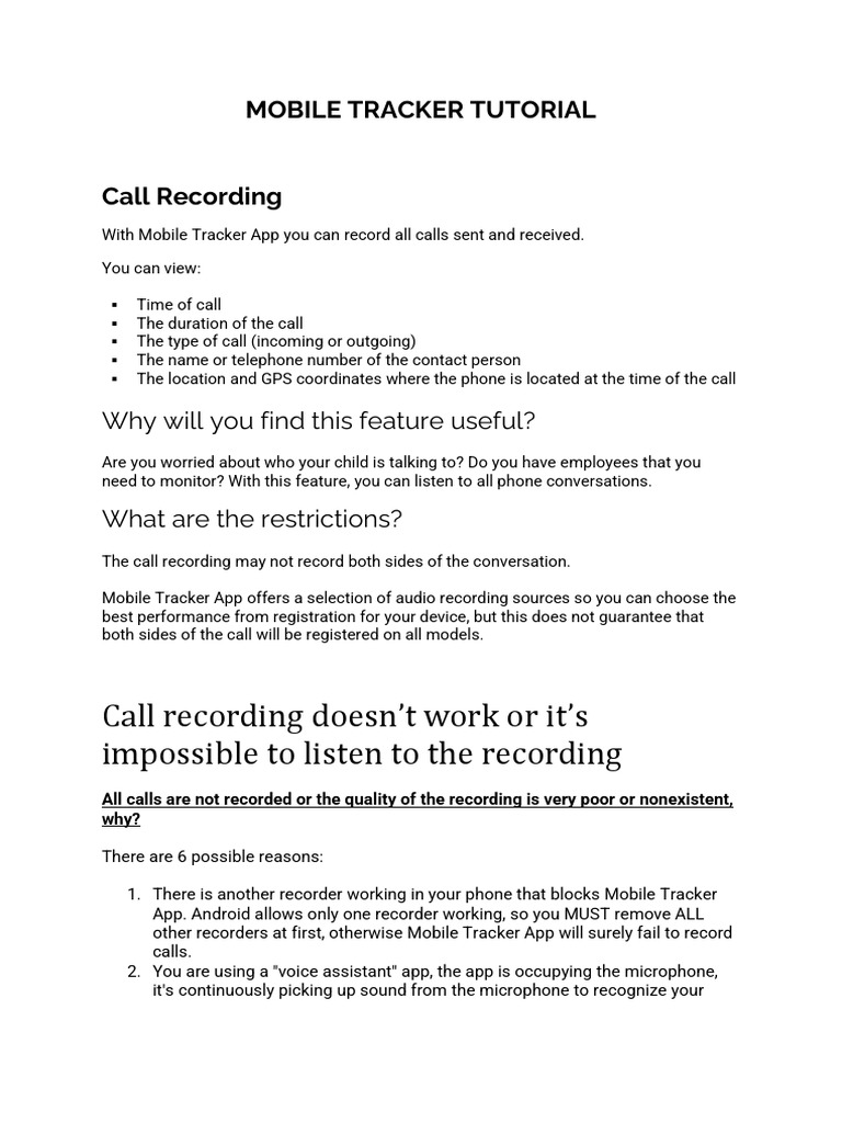 Mobile tracker lecture pdf mobile app telephone