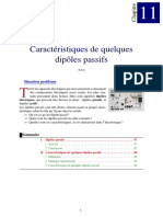 Caractéristiques de Quelques Dipoles Passifs1