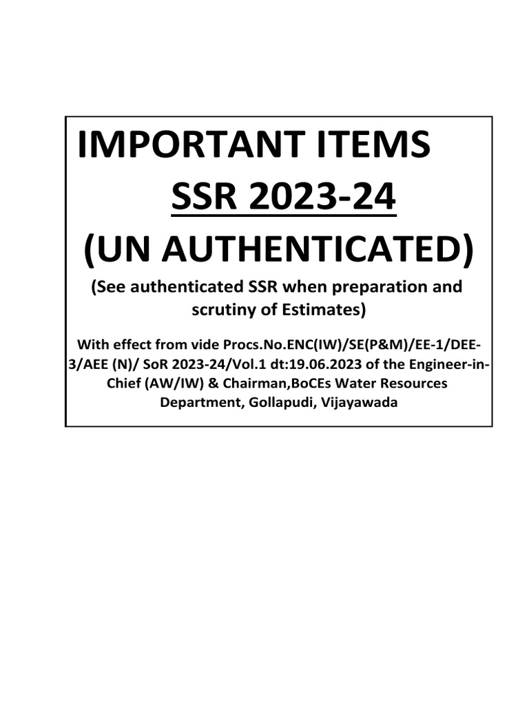 Mini SSR 2023-24 | PDF | Concrete | Deep Foundation