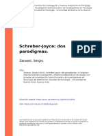 Zanassi, Sergio (2010) - Schreber-Joyce Dos Paradigmas