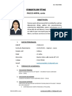 CV Sonia Pacco