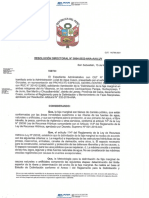 Resolucion Directoral N 0064 2022