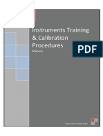 Instruments Training & Calibration PDF