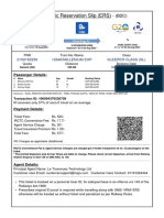 Electronic Reservation Slip (ERS) : 2100162256 12646/millenium Exp Sleeper Class (SL)