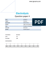 9.4 Electrolysis (2C) QP Part 4
