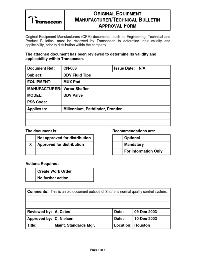 Shaffer DDV Fluid Tips | PDF | Technology & Engineering