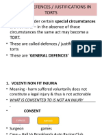 UNIT 2 A. General Defences in Torts