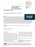 Numerical Analysis of Single Pad of Thrust Bearing With The Energy Equation Solved by The Characteristic-Based Split Method