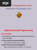 Fundamentals of Programming in Java