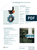 Válvula de Mariposa Tipo Lug Z 014-A Válvula de Mariposa Tipo Lug Z 014-A