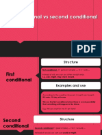 First Vs Second Conditional