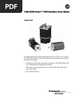 1398 ULTRA Series™ 230V Brushless Servo Motors: Product Data