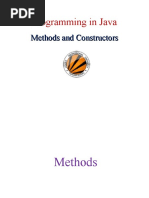 Methods and Constructors