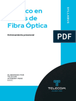 Syllabus Técnico en Redes de Fibra Óptica