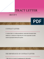 Constract Letter