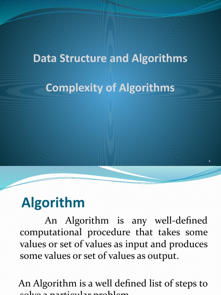 Lec-03-Complexity of Algorithm | PDF | Algorithms | Time Complexity