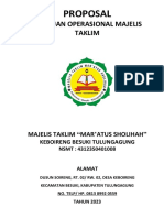 Proposal Majelis Taklim 2023