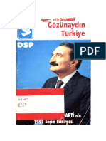 Demokratik Sol Parti Seçim Beyannamesi 1991