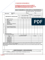 Modelo Histrico Escolar Ensino Fundamental