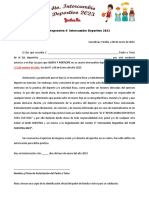 CARTA RESPONSIVA - 4o. Intercambio - Cuevitas