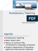 Multi Sensory Teaching 04-08-08