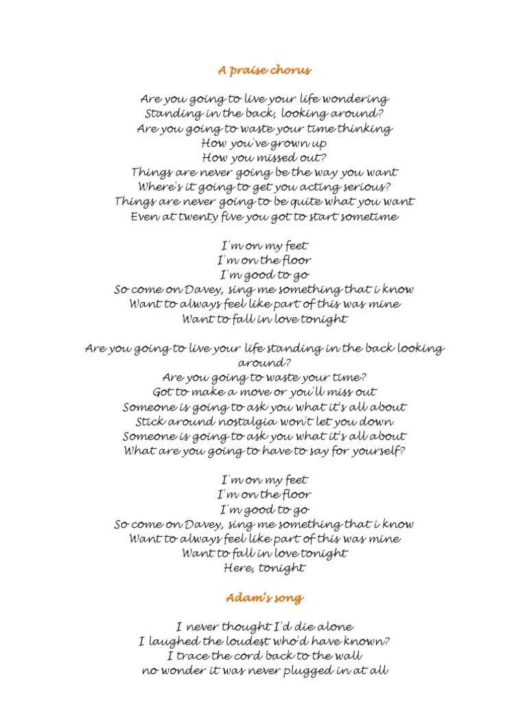 A Praise Chorus PDF Leisure