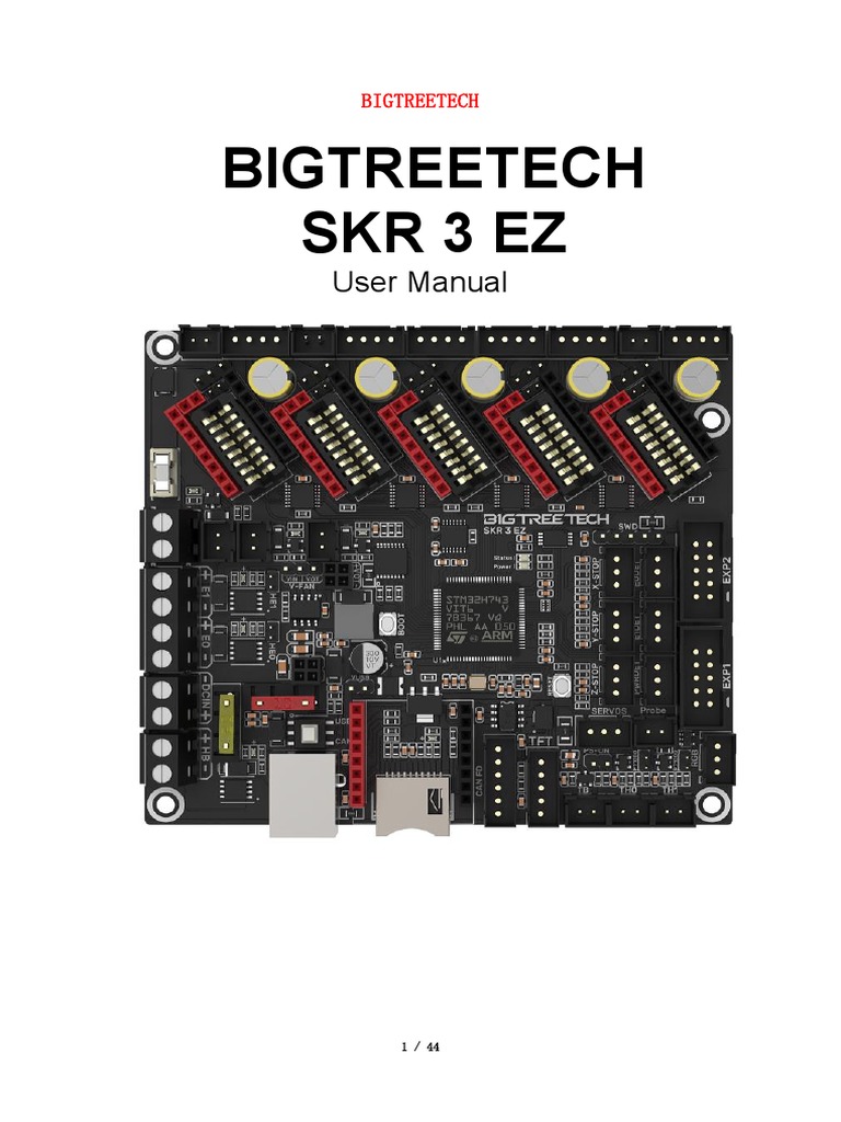 BIGTREETECH SKR 3 EZ User Manual | PDF | Home & Garden