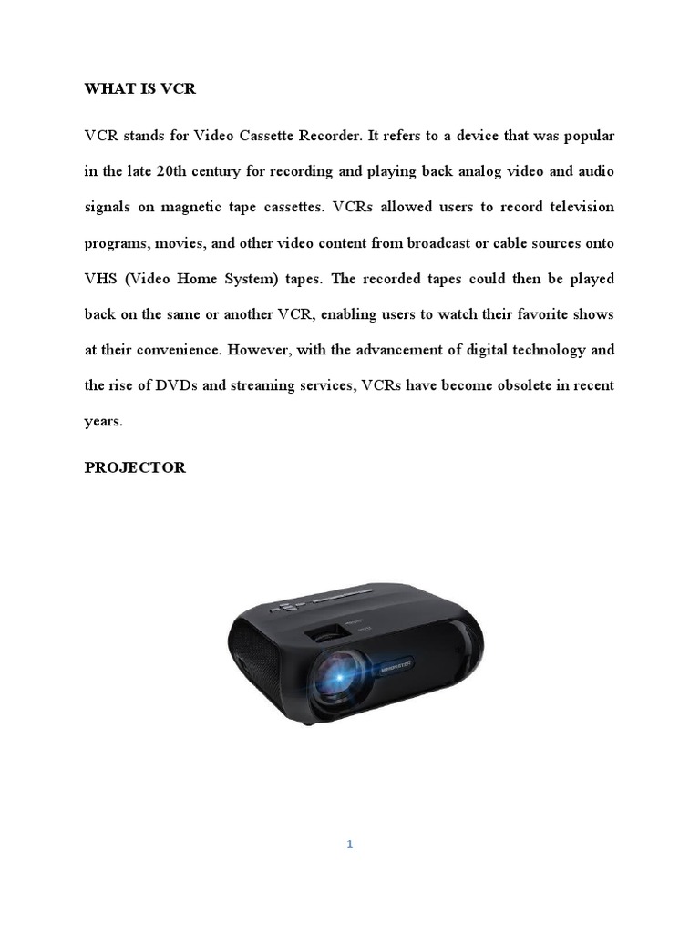 WHAT IS VCRWPS Office Translated Download Free PDF Videocassette