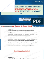 Notificación Epidemiológica de La Red Ucayali Agosto 2022