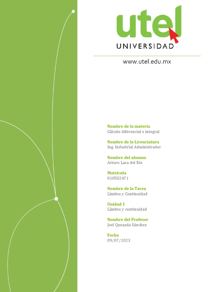 Actividad1 calculo diferencial integral pdf integral funci n continua