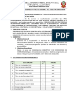 004 TDRs Mantenimiento de Oruga 2022