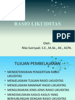 Pertemuan 3b - Rasio Likuiditas