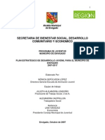 Plan Estrategico de Desarrollo Juvenil para El Municipio de Envigado