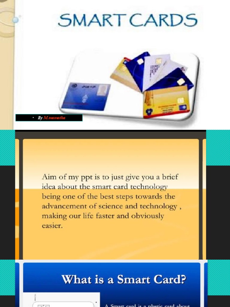 Presentation On Smart Cards PDF