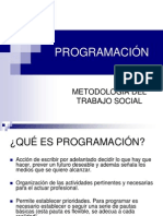 PROGRAMACIÓN