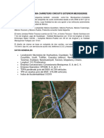 Analisis Del Sistema Carretero Circuito Exterior Mexiquense