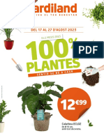 100% Plantes Del 17/08 Al 27/08