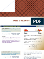 02 - Speed and Velocity
