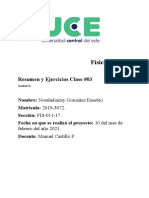 Resumen y ejercios clase 03 UNIDAD 02 (Física General); Noraheliacny Gonzalez E. 2019-3072