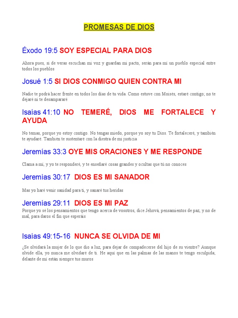 7 Promesas De Dios Pdf