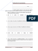 CON-CAP-F-017 Evaluación de Conocimientos - Politica de Trazabilidad ISO-17025-2018