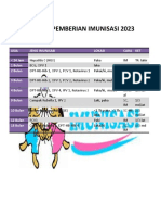 Jadwal Imunisasi