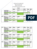 Revised Freshman Class Schedule